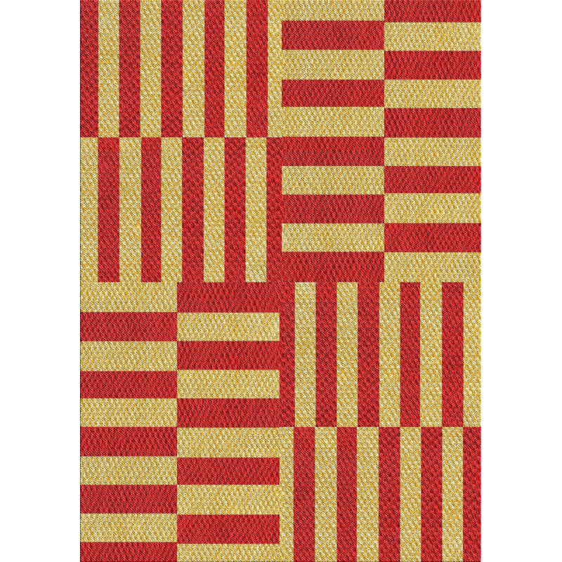 East Urban Home Patterned Orange/Yellow Area Rug Wayfair